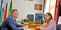 Учалинский район с рабочим визитом посетила  Председатель Общественной палаты Республики Башкортостан Энже Ахмадуллина. - Учалинский район