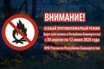 С 30 апреля по 12 июня 2026 года в Республике Башкортостан будет действовать особый противопожарный режим
